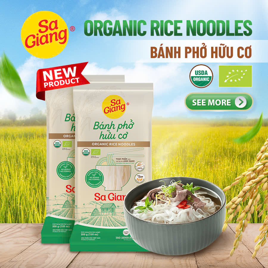 organic rice noodles