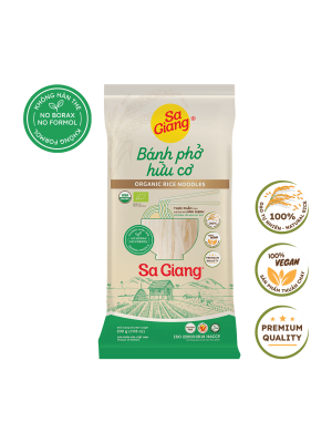 bánh phở hữu cơ organic