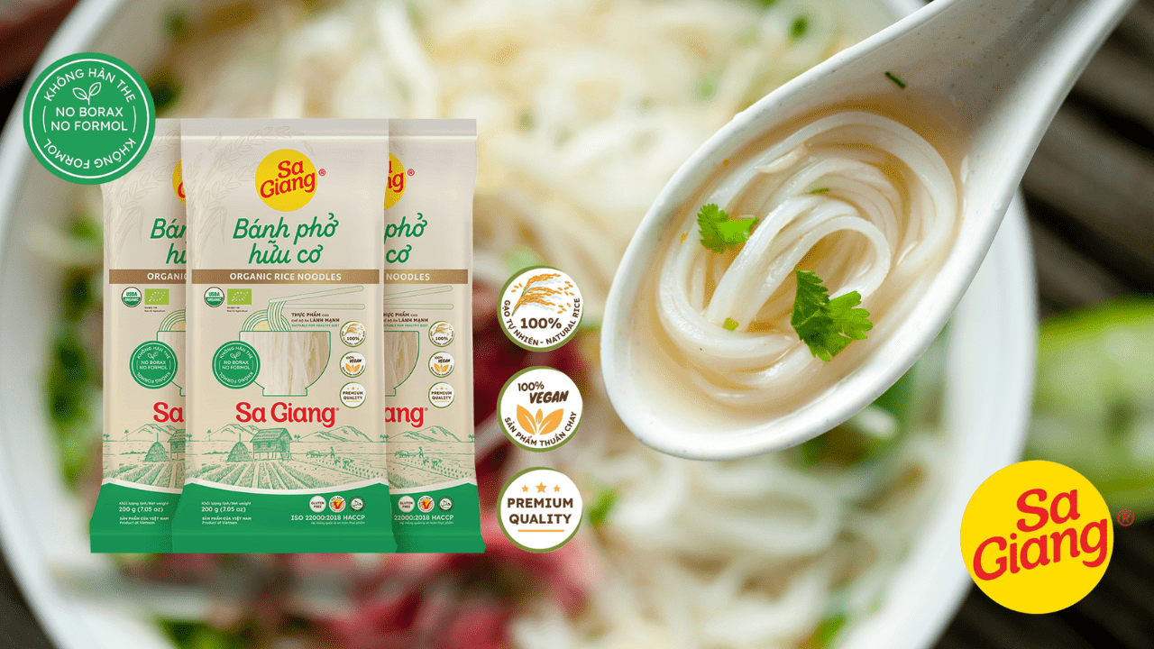 organic rice noodles